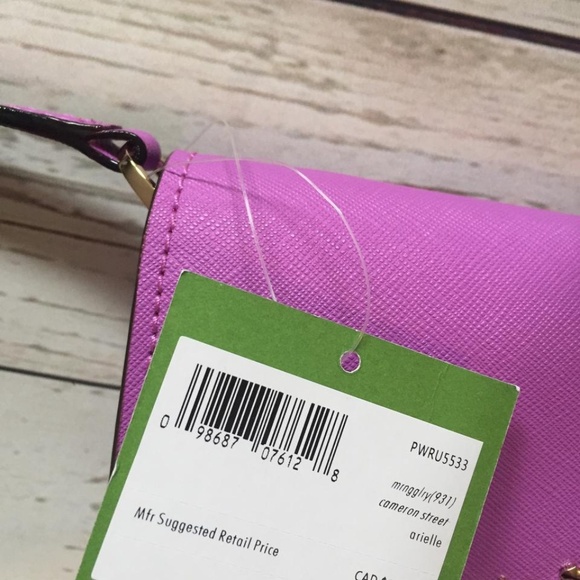 Kate Spade Arielle Morning Glory Purple Crossbody - Picture 5 of 8